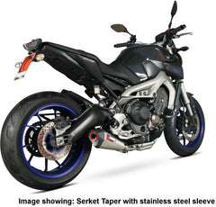 Scorpion Mufflers Serket Taper Full System Carbon Fibre Sleeve | RYA93SYSCEO