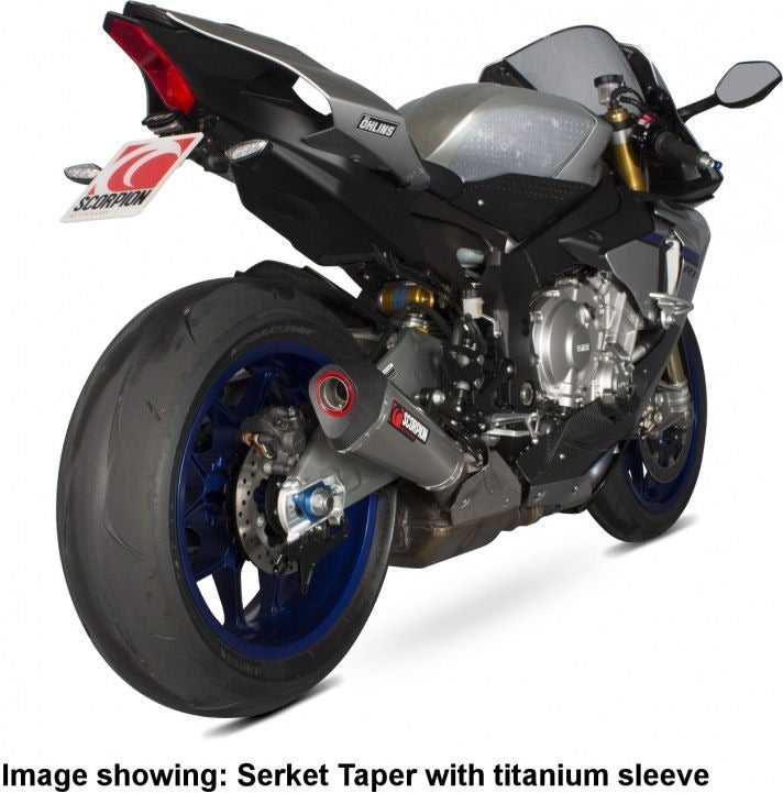 Scorpion Mufflers Serket Taper Slip-on Carbon Fibre Sleeve | RYA99CEO