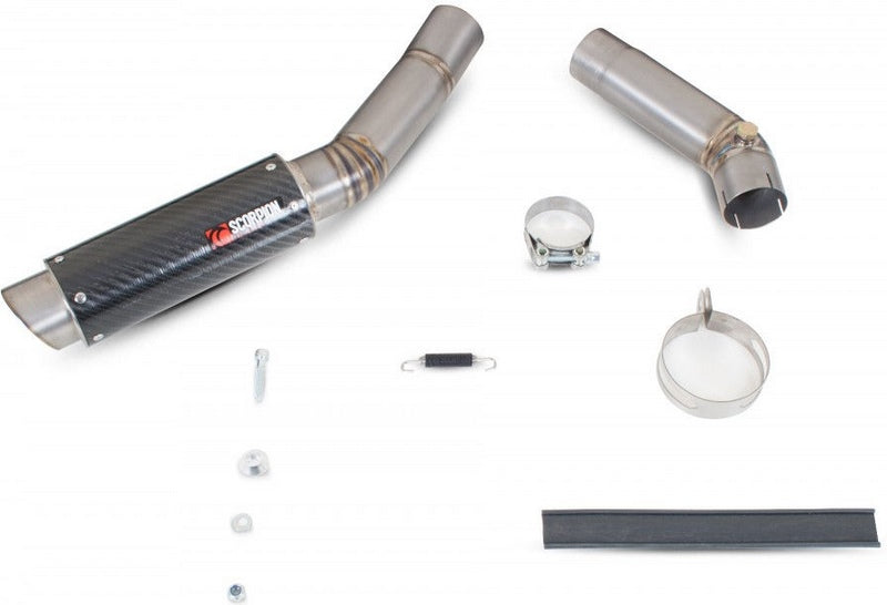 Scorpion Mufflers RP1-GP Slip-on Carbon Fibre Sleeve, Removes Factory catalyst | SI1003CEM