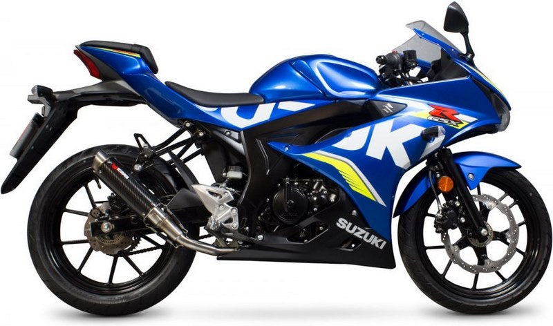 Scorpion Mufflers RP1-GP Full System Carbon Fibre Sleeve | SI1012CEM