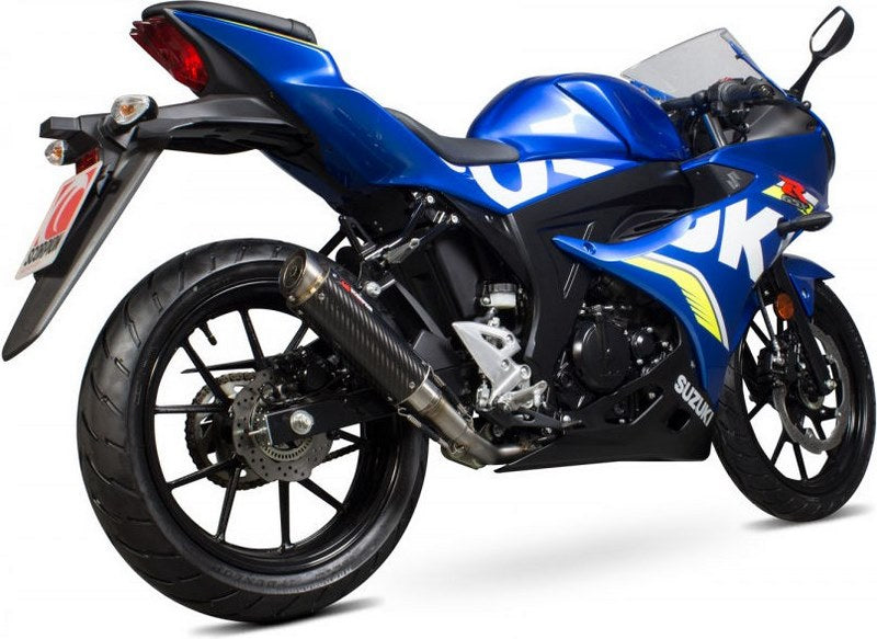 Scorpion Mufflers RP1-GP Full System Carbon Fibre Sleeve | SI1012CEM