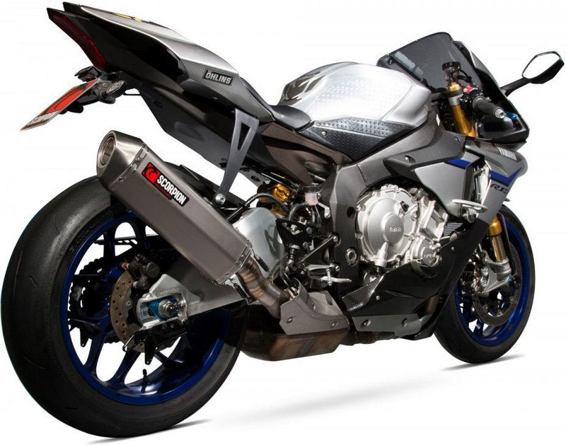 SCORPION MUFFLERS Serket Superstock Style Slip-on , Titanium silencer and link pipe  EC Approved | SSTCK1001