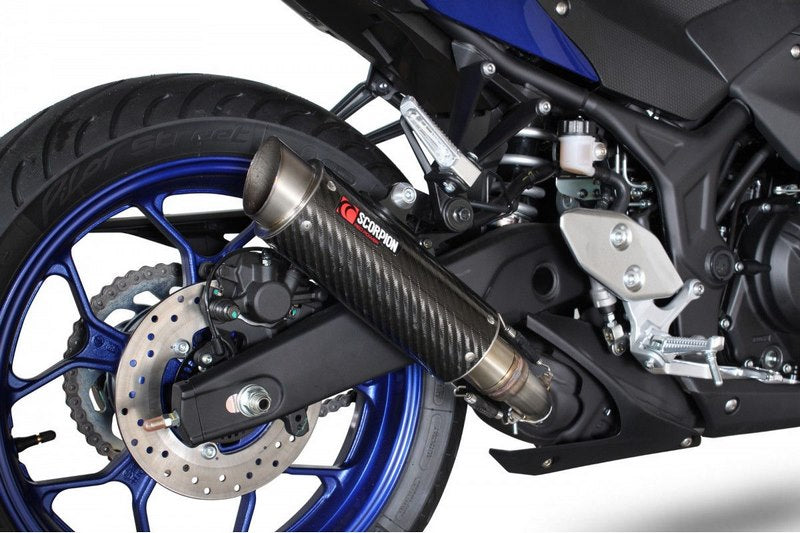 Scorpion Mufflers RP1-GP Slip-on Carbon Fibre Sleeve | YA1001CEM