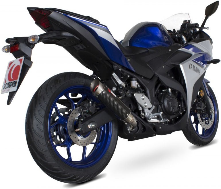 Scorpion Mufflers RP1-GP Slip-on Carbon Fibre Sleeve | YA1001CEM