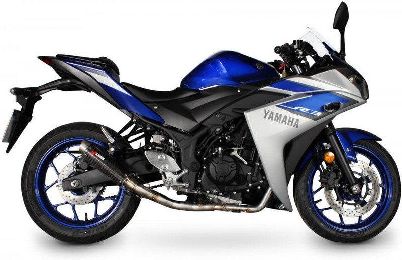 Scorpion Mufflers RP1-GP Full System Carbon Fibre Sleeve | YA1001SYSCEM