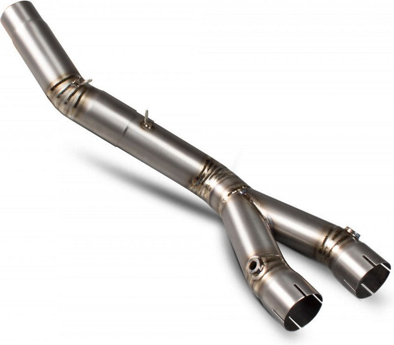 Scorpion Mufflers Catalyst Removal Pipe - Titanium Fits to O.E, Scorpion Serket taper and RP1-GP Silencer | YA100CRTI