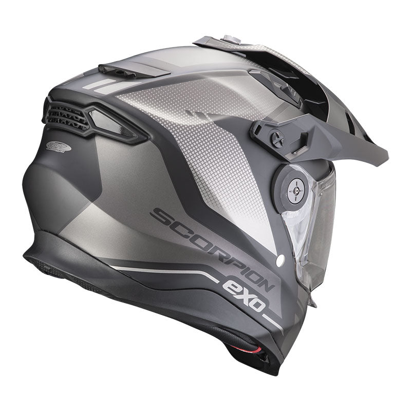 Scorpion Scorpion Adf-9000 Air Trial Helmet Black Silv | 184-425-159