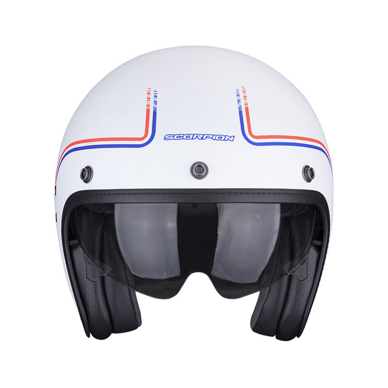 Scorpion Scorpion Belfast Evo Soul Helmet White Blue Re | 78-376-249
