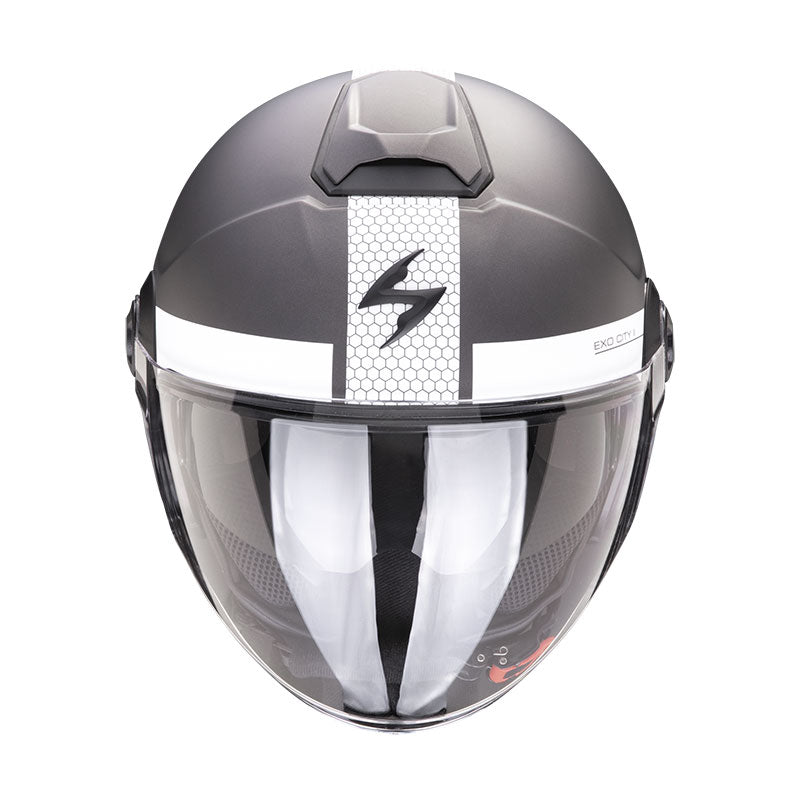 Scorpion Scorpion Exo City 2 Short Helmet Silver Wh | 183-424-208
