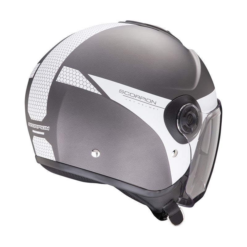 Scorpion Scorpion Exo City 2 Short Helmet Silver Wh | 183-424-208