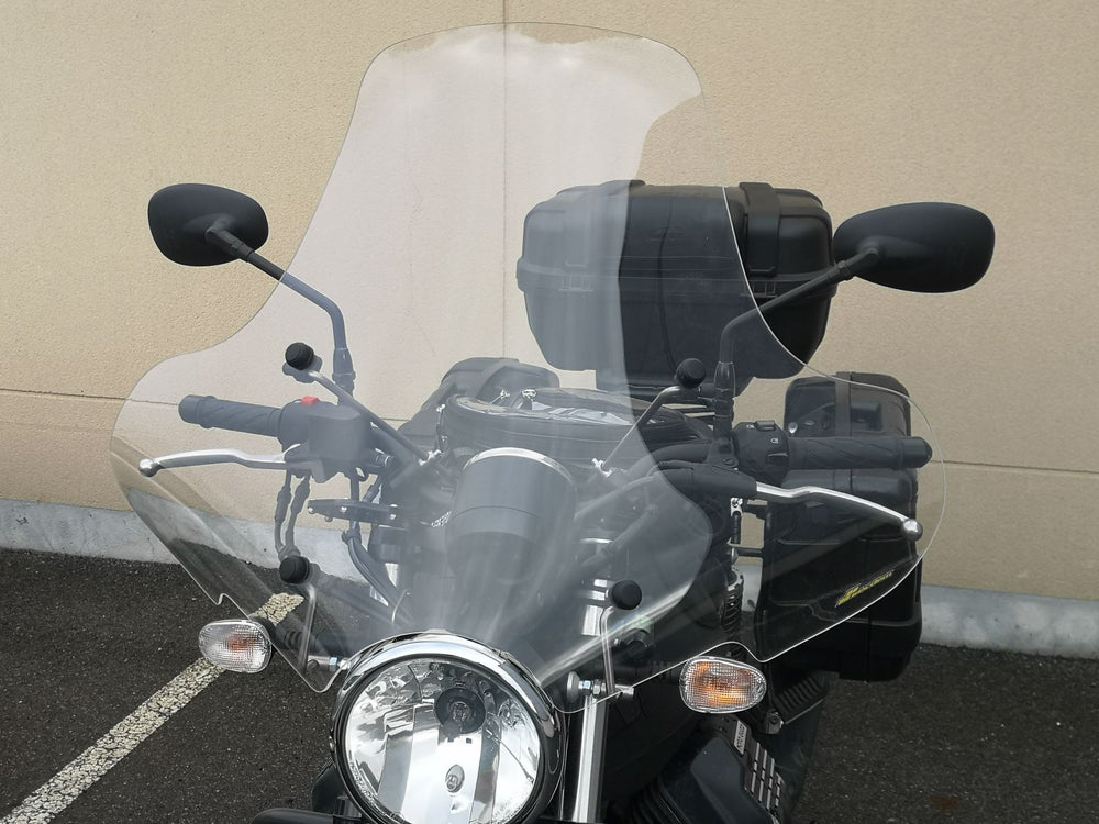 Secdem Gran Tourism Screen (L: 80cm) MOTO GUZZI V7 III, Thickness 4 mm, Height 55 cm | BG013GTFC