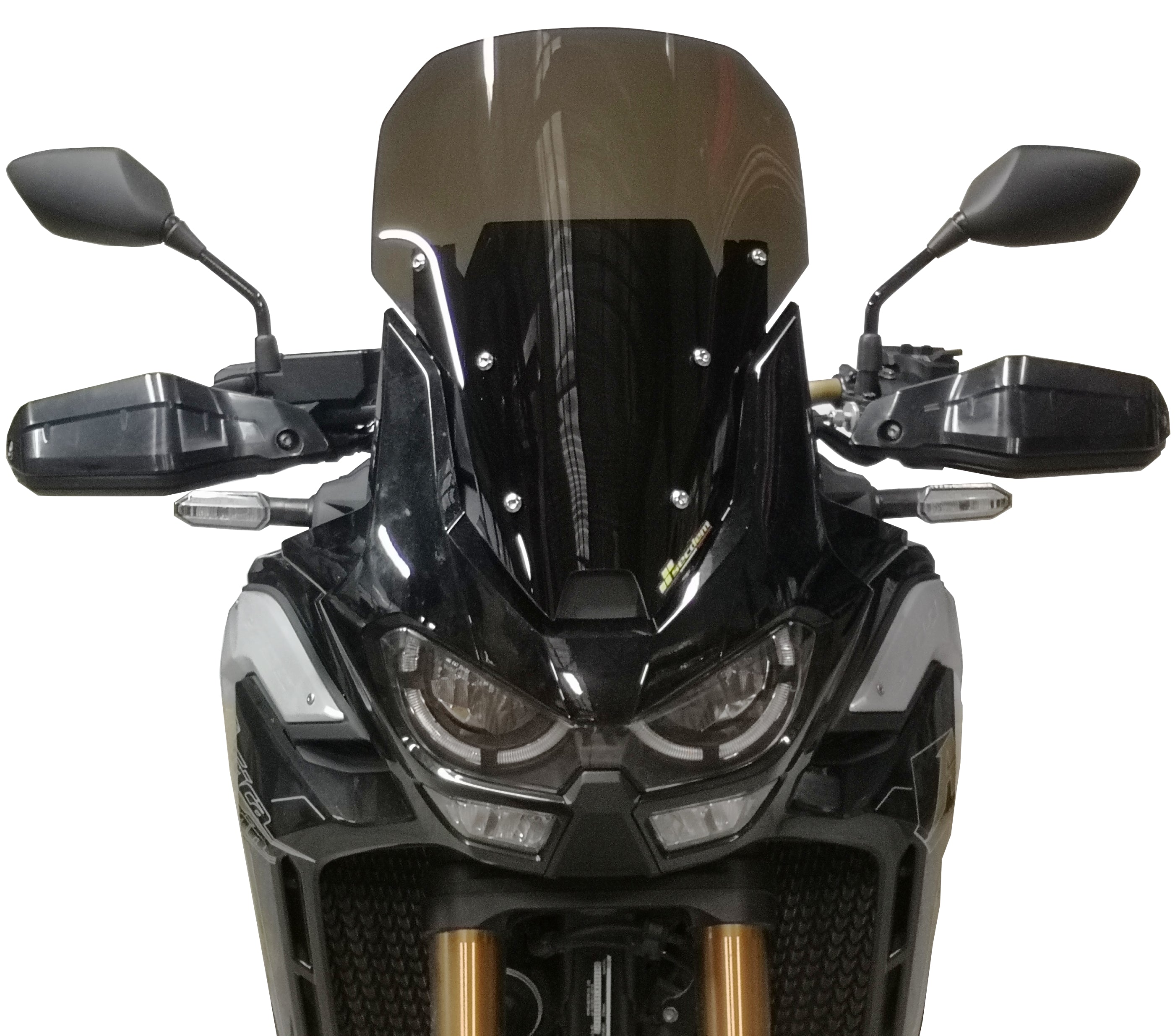 Secdem Standard Screen H: -8,5cm HONDA 1100 AFRICA TWIN CRF 1100 L Adventure Sports, Thickness 4 mm, Height 41,5 cm | BH194STFC