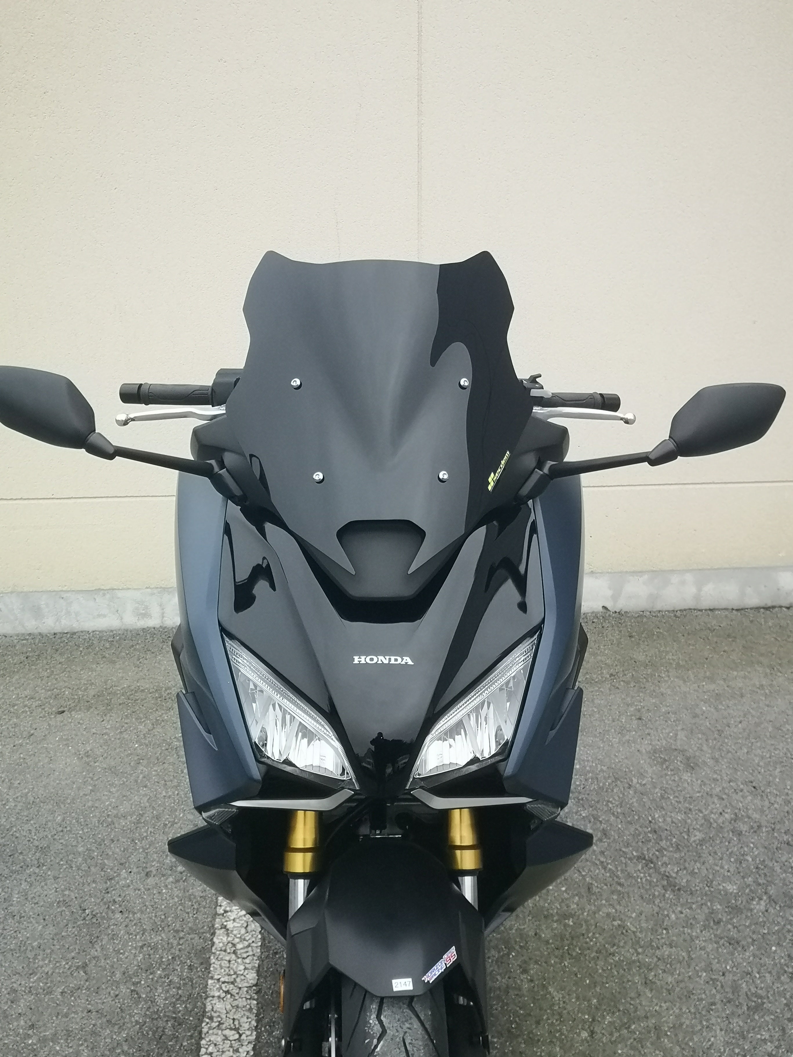 Secdem Racing Screen HONDA 750 FORZA, Thickness 3 mm, Height 44 cm | BH197RCBC