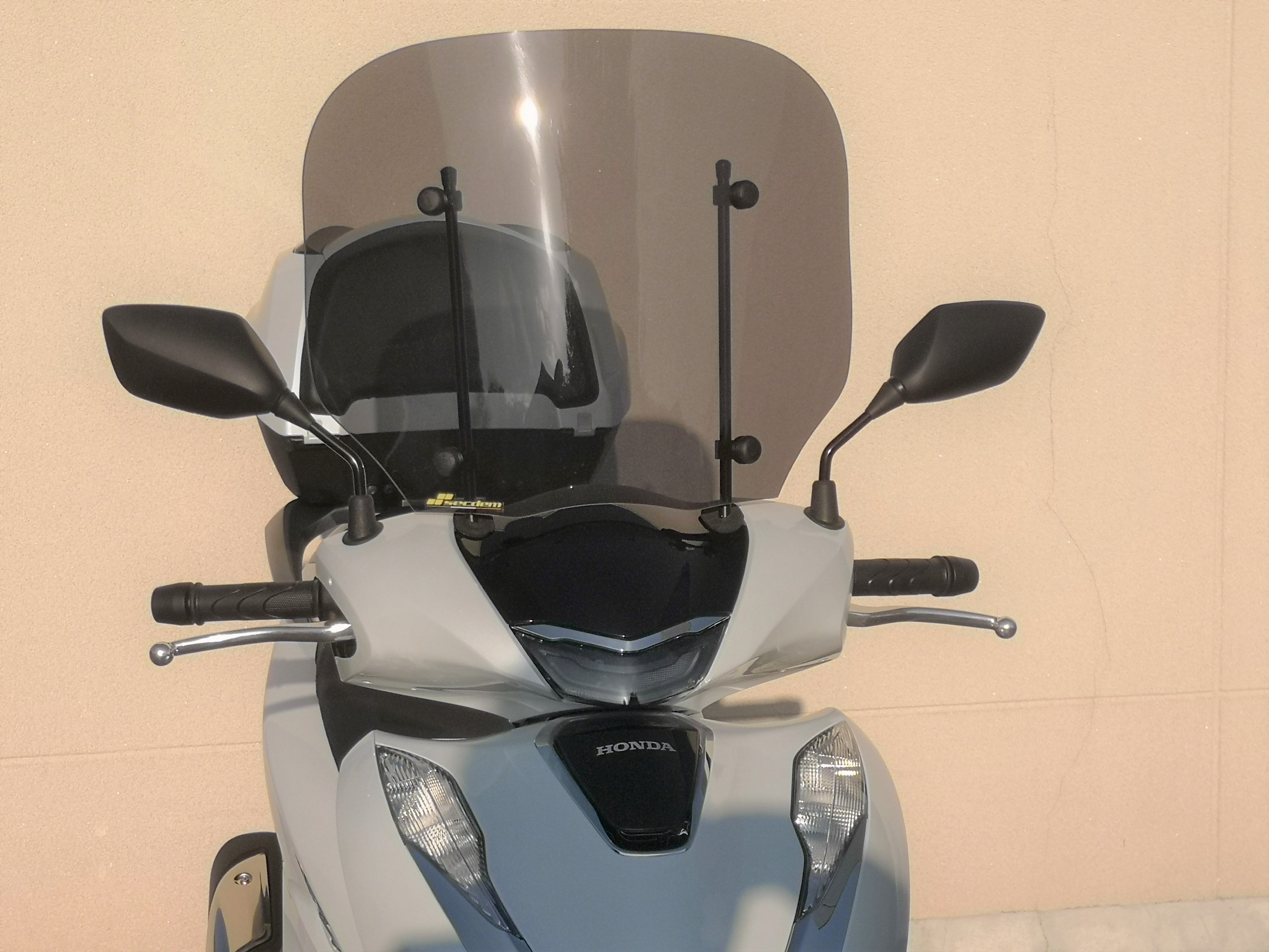 Secdem Windshield HONDA 125 SH i, Thickness 3 mm, Height 37,5 cm | BH202HPBC