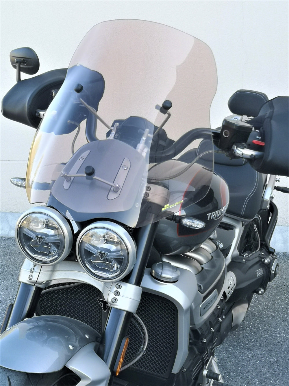 Secdem Windshield TRIUMPH ROCKET 3 GT R, Thickness 4 mm, Height 57 cm | BT036GTFC