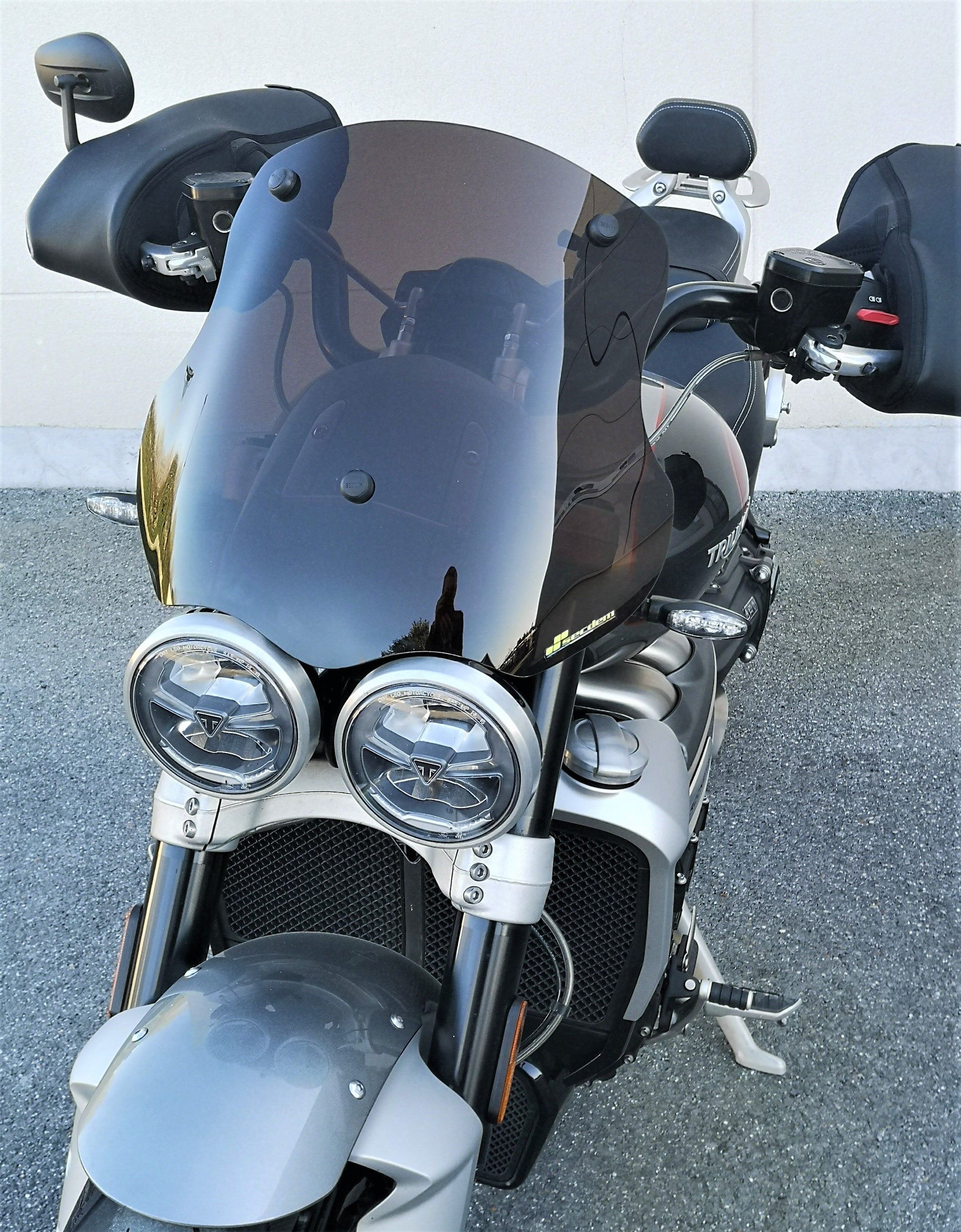 Secdem Windshield TRIUMPH ROCKET 3 GT R, Thickness 4 mm, Height 42 cm | BT036SPFC