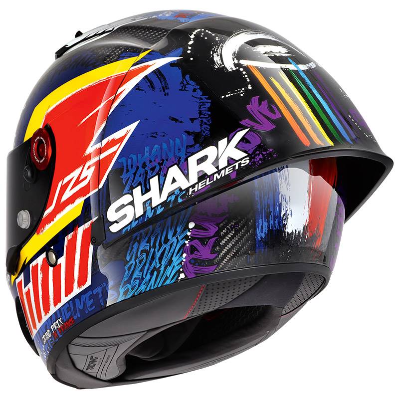 Shark Full Face Helmet Race-R Pro GP 06 Replica Zarco Chakra Carbon Violet Blue | HE0411EDVB