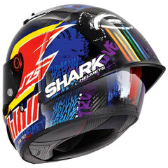 Shark Full Face Helmet Race-R Pro GP 06 Replica Zarco Chakra Carbon Violet Blue | HE0411EDVB