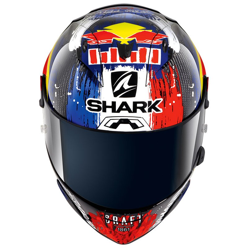 Shark Full Face Helmet Race-R Pro GP 06 Replica Zarco Chakra Carbon Violet Blue | HE0411EDVB