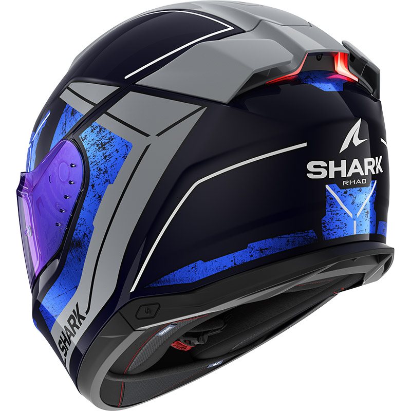 Shark Full Face Helmet Skwal I3 Rhad Blue Chrom Silver | HE0820EBUS