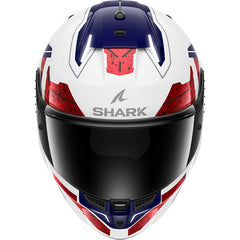 Shark Full Face Helmet Skwal I3 Rhad White Chrom Red | HE0820EWUR