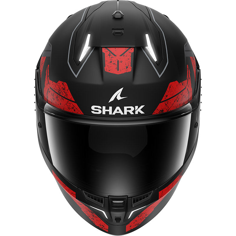 Shark Full Face Helmet Skwal I3 Rhad Mat Black Chrom Red | HE0821EKUR