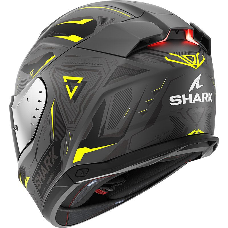 Shark Full Face Helmet Skwal I3 Linik Mat Anthracite Yellow Black | HE0823EAYK