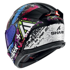 Shark Full Face Helmet Skwal I3 Hellcat Black Chrom Blue | HE0828EKUB