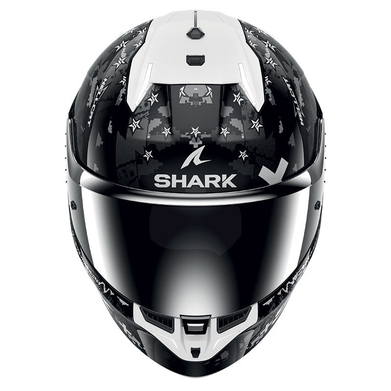 Shark Full Face Helmet Skwal I3 Hellcat Black Chrom Silver | HE0828EKUS