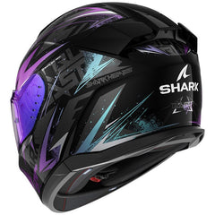 Shark Full Face Helmet D-Skwal 3 Blast-R Black Green Glitter | HE0920EKGX