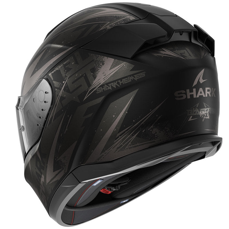 Shark Full Face Helmet D-Skwal 3 Blast-R Mat Black Anthracite Anthracite | HE0921EKAA