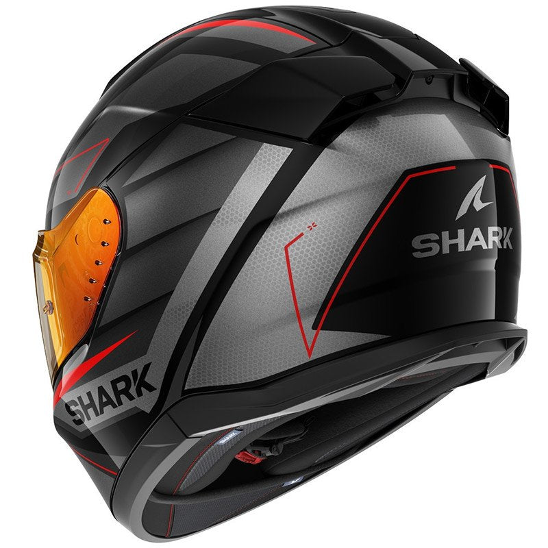 Shark Full Face Helmet D-Skwal 3 Sizler Black Anthracite Red | HE0922EKAR