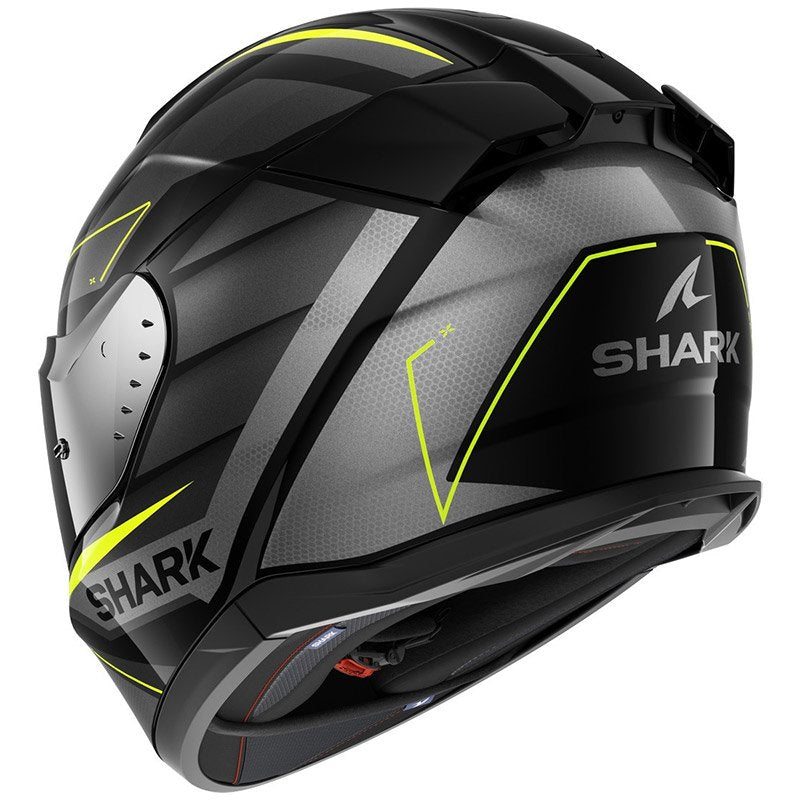 Shark Full Face Helmet D-Skwal 3 Sizler Black Anthracite Yellow | HE0922EKAY