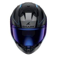 Shark Full Face Helmet D-Skwal 3 Sizler Mat Black Anthracite Blue | HE0923EKAB