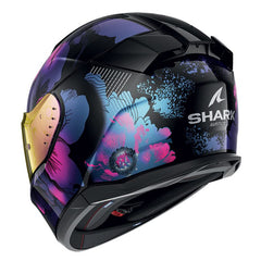 Shark Full Face Helmet D-Skwal 3 Mayfer Black Violet Glitter | HE0926EKVX