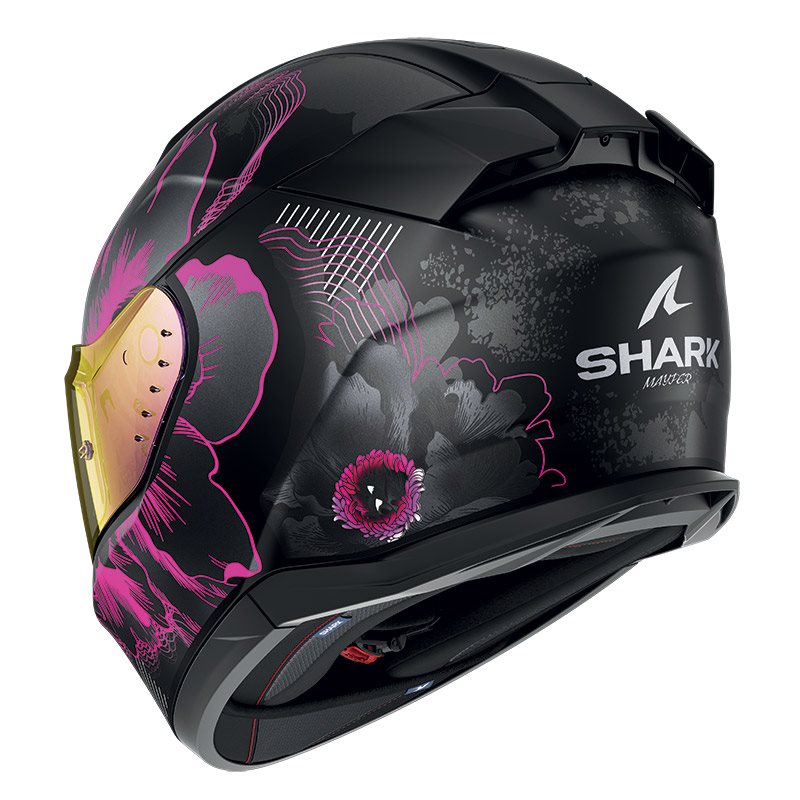 Shark Full Face Helmet D-Skwal 3 Mayfer Mat Black Violet Anthracite | HE0927EKVA