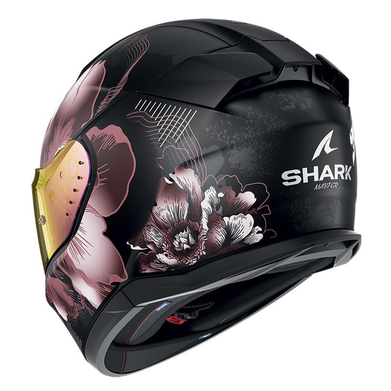 Shark Full Face Helmet D-Skwal 3 Mayfer Mat Black Violet Gold | HE0927EKVQ