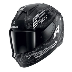 Shark Full Face Helmet Ridill 2 Molokai Mat Black White Silver | HE1110EKWS