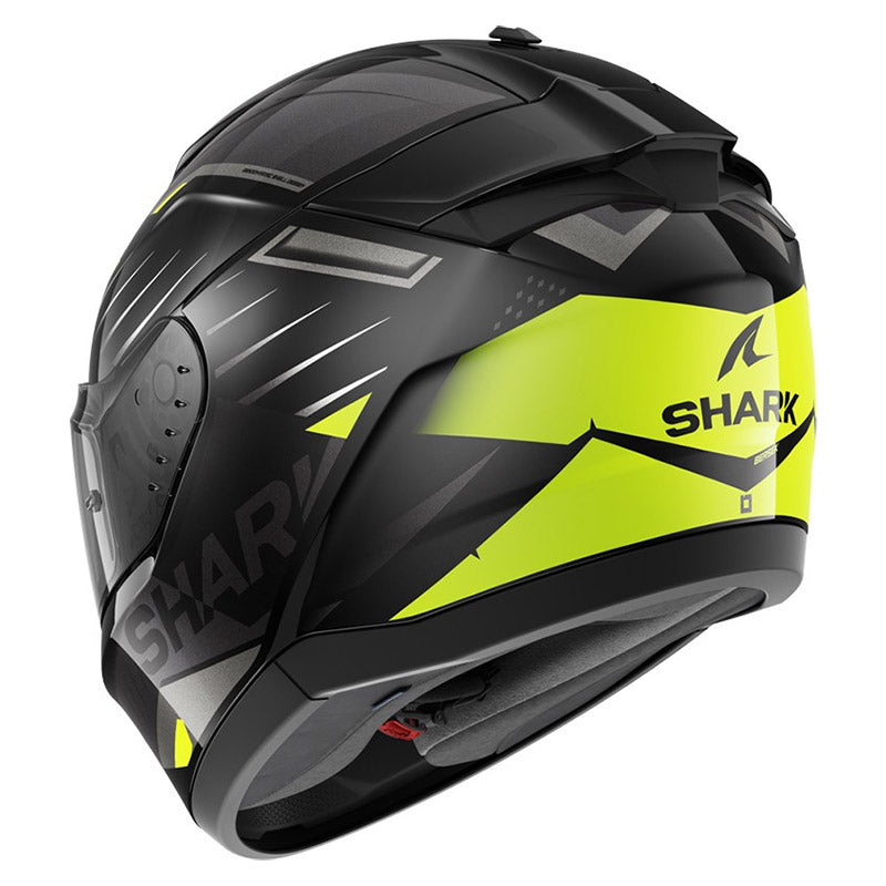 Shark Full Face Helmet Ridill 2 Bersek Black Green Anthracite | HE1122EKGA