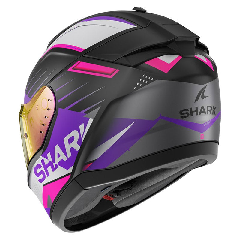 Shark Full Face Helmet Ridill 2 Bersek Mat Black Violet Violet | HE1123EKVV
