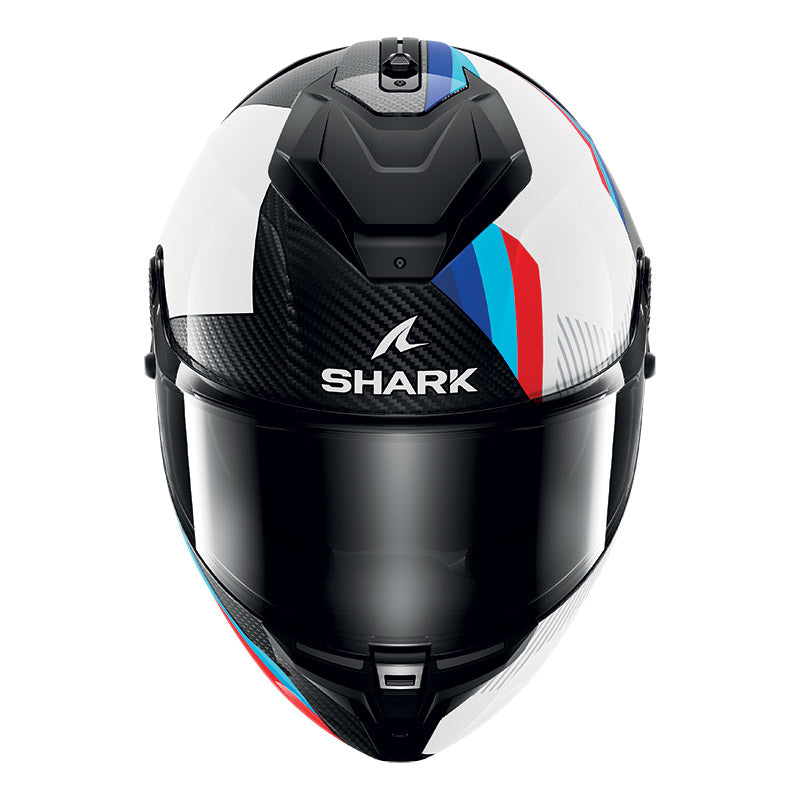 Shark Full Face Helmet Spartan GT Pro Dokhta Carbon Carbon White Blue | HE1306EDWB
