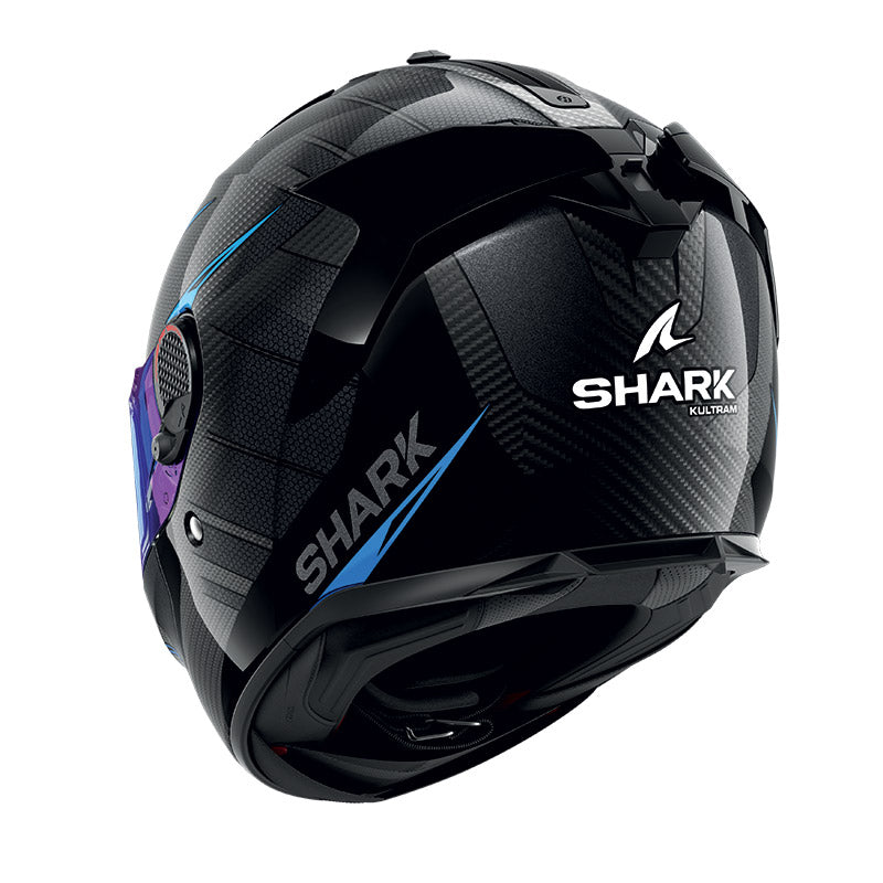 Shark Full Face Helmet Spartan GT Pro Kultram Carbon Carbon Black Bleu | HE1310EDKB