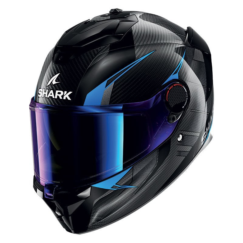 Shark Full Face Helmet Spartan GT Pro Kultram Carbon Carbon Black Bleu | HE1310EDKB