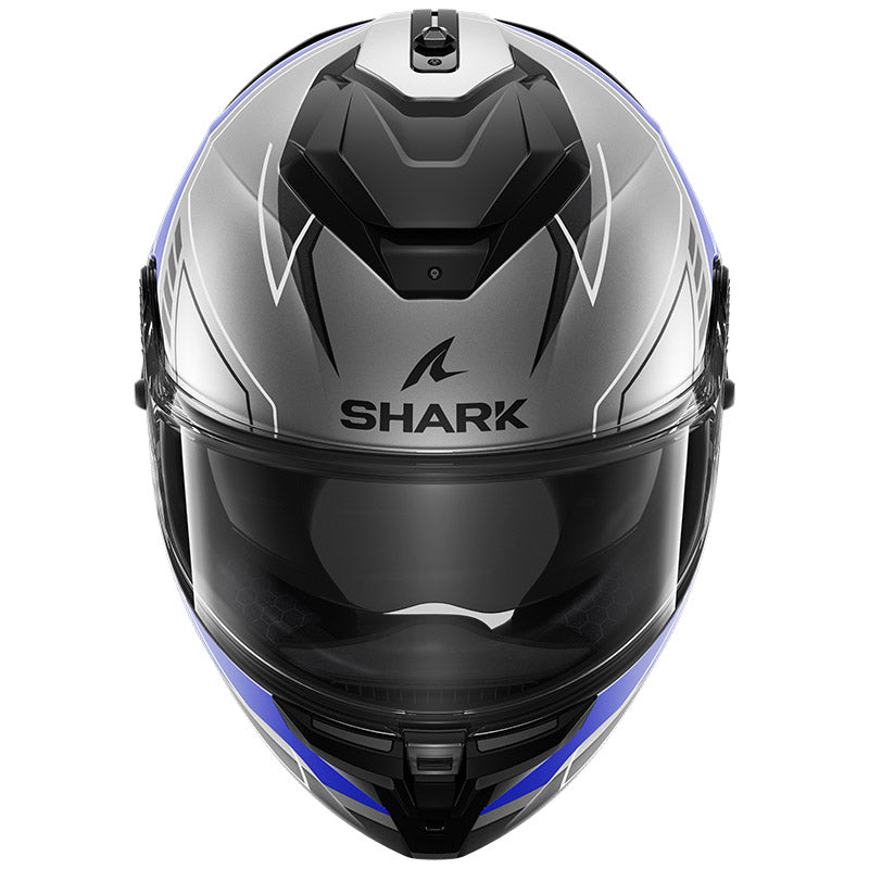 Shark Full Face Helmet Spartan GT Pro Toryan Mat Anthracite Blue Black | HE1316EABK