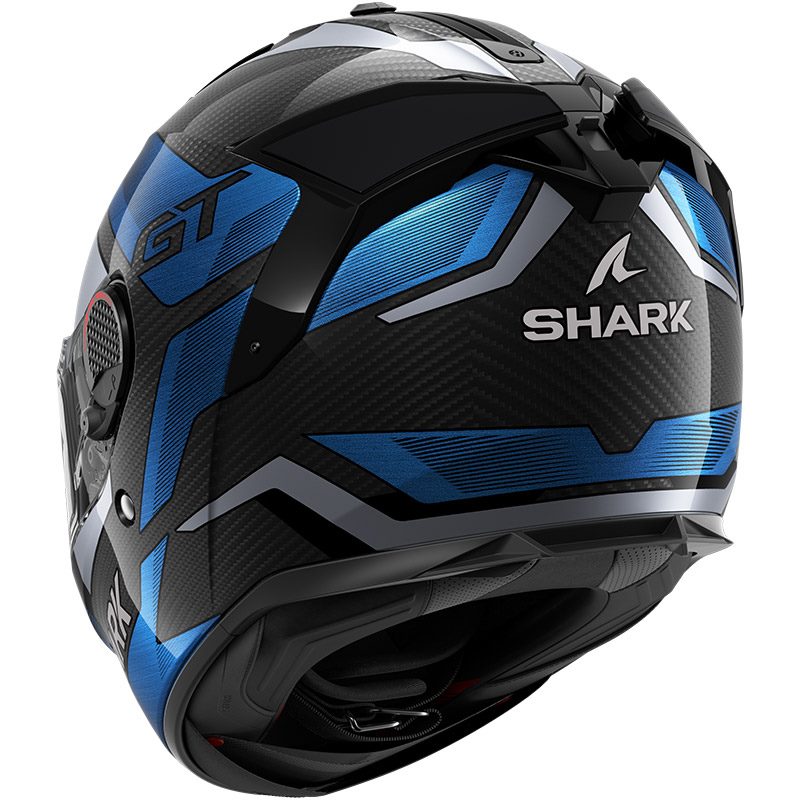 Shark Full Face Helmet Spartan GT Pro Ritmo Carbon Carbon Blue Chrom | HE1355EDBU