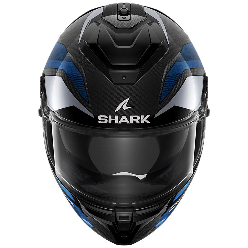 Shark Full Face Helmet Spartan GT Pro Ritmo Carbon Carbon Blue Chrom | HE1355EDBU