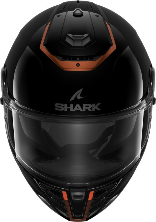 Shark Full Face Helmet SPARTAN RS BLANK SP, Black Cupper Black/KCK | HE8104KCK