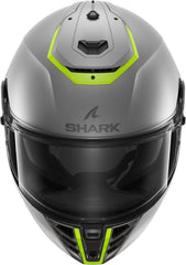 Shark Full Face Helmet SPARTAN RS BLANK Mat SP, Silver Yellow Silver/SYS | HE8105SYS