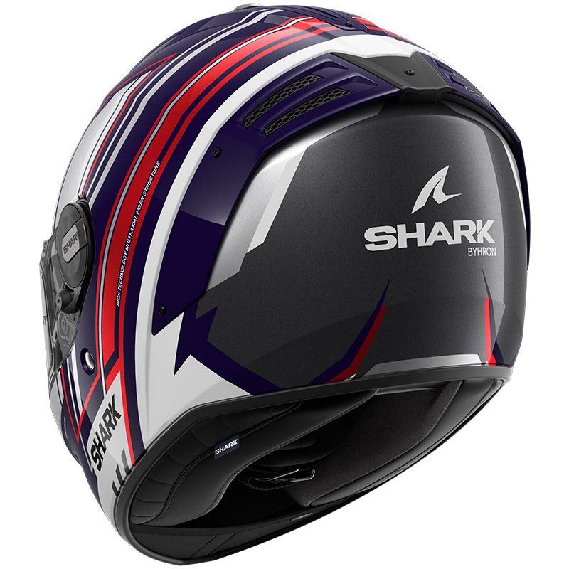 Shark Full Face Helmet Spartan RS Byrhon Blue White Chrom | HE8110EBWU