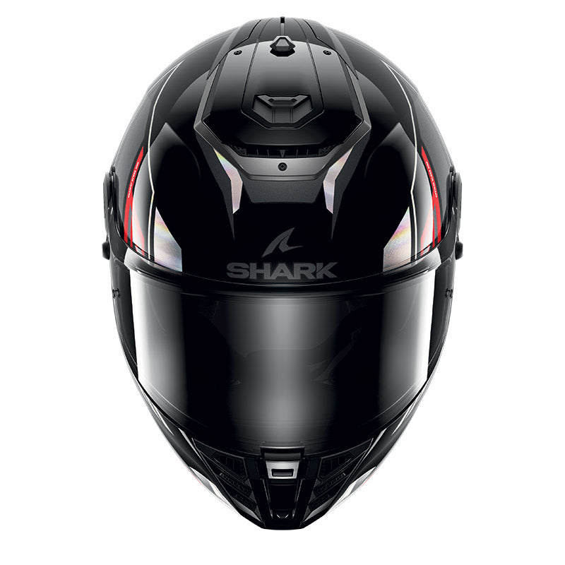 Shark Full Face Helmet Spartan RS Byrhon Black Iridescent Red | HE8110EKIR